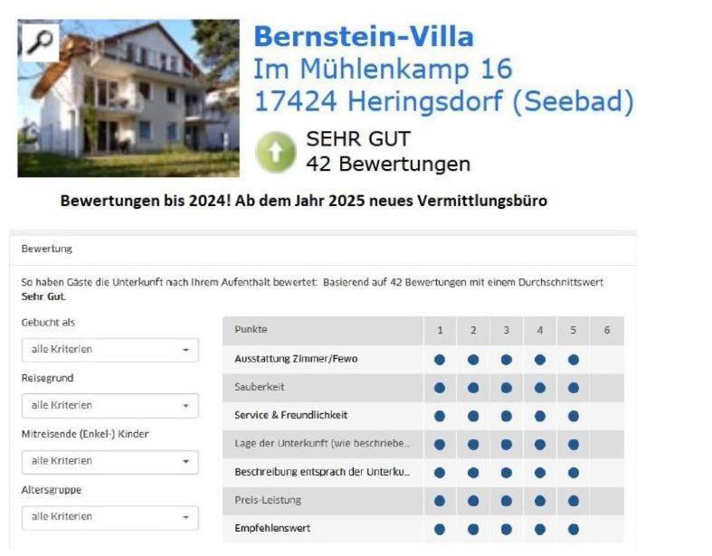 Bernstein-Villa Eg 4 Heringsdorf  Exterior foto